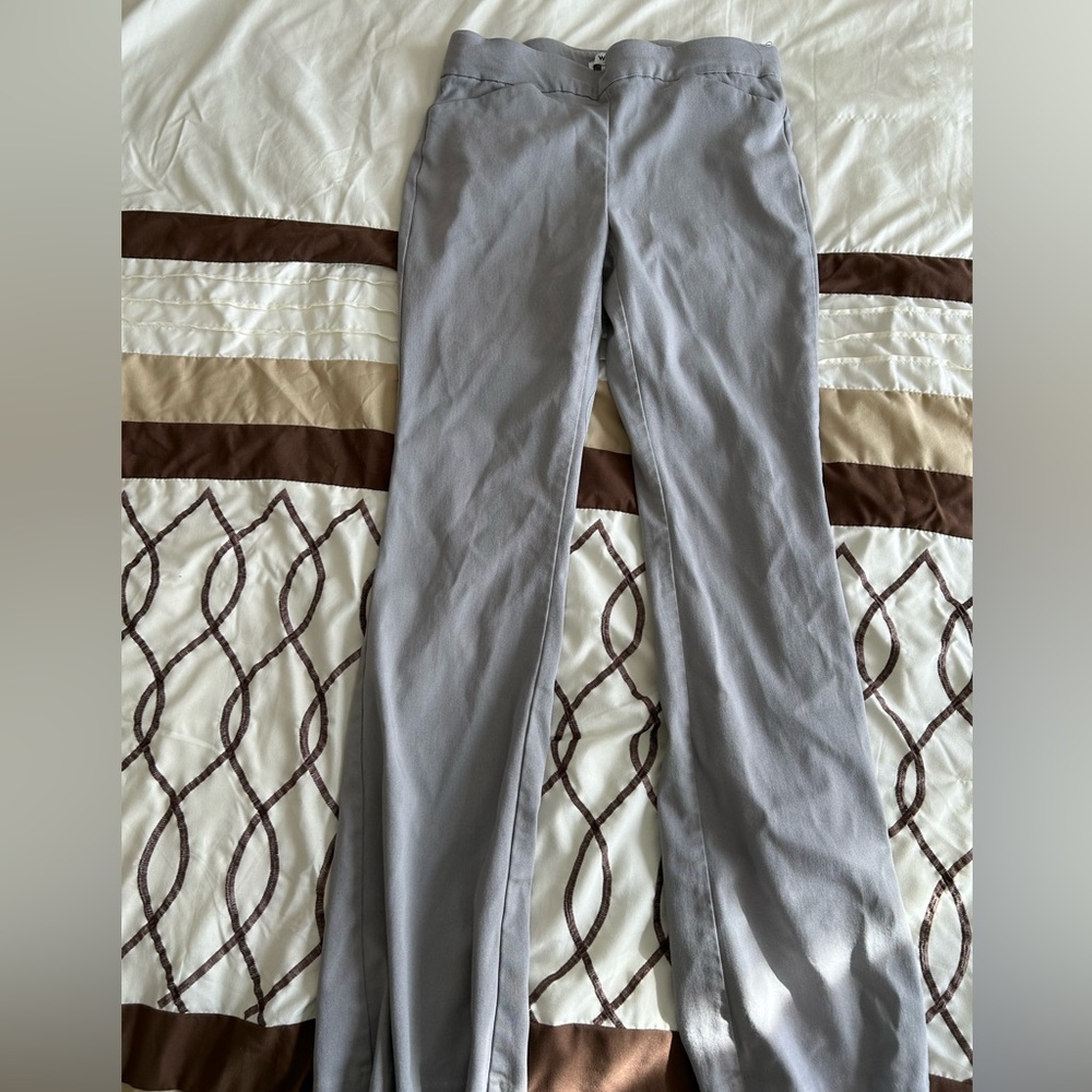 WHBM, 6R, light grey boot leg dress pants
